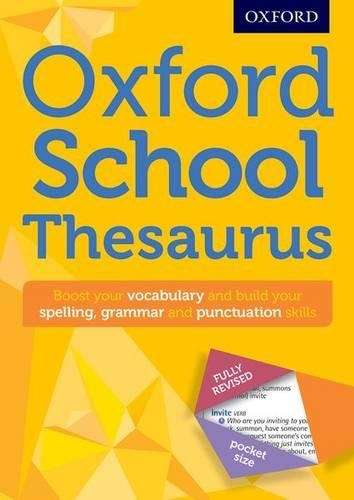 Oxford School Thesaurus - Oxford Dictionaries - 9780192747112