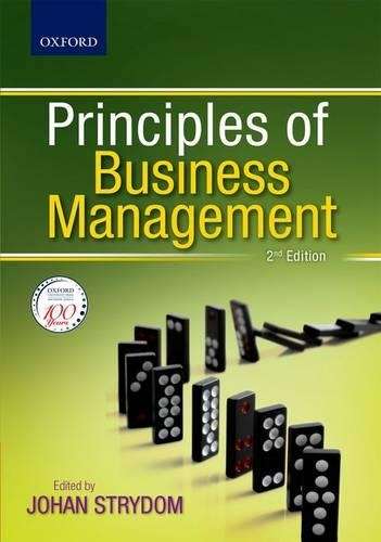 Principles of Business Management - Johan Strydom