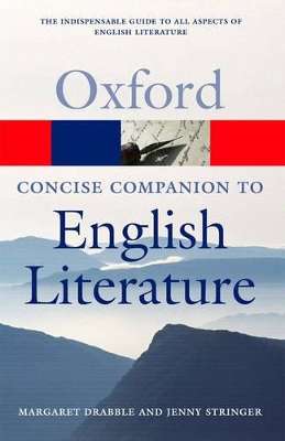 The Concise Oxford Companion to English Literature - OXFORD