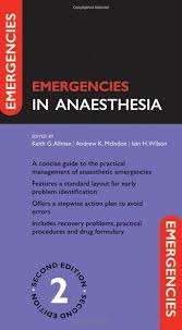 Emergencies in Anaesthesia - ALLMAN,K