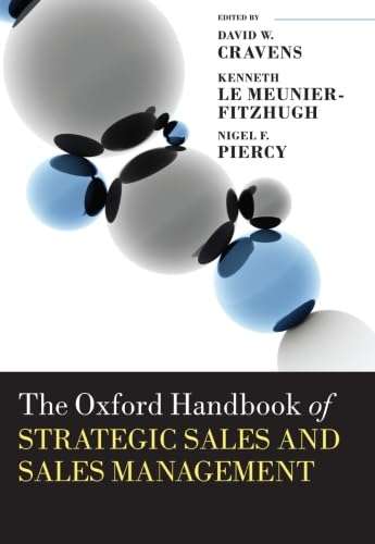 The Oxford Handbook of Strategic Sales and Sales Management - CRAVENS,DW