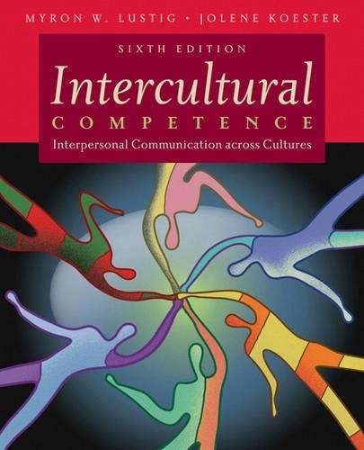 Intercultural Competence - Myron W. Lustig - 9780205595754