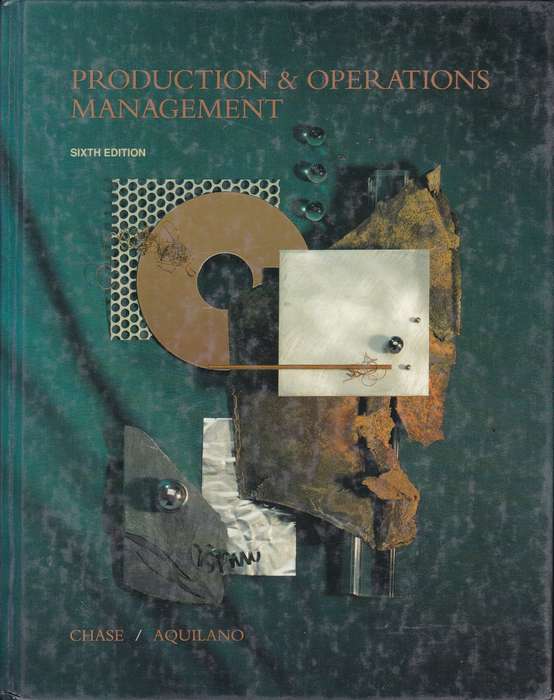 PRODUCTION & OPERATIONS MANAGEMENT SECONDHAND - CHASE,RB