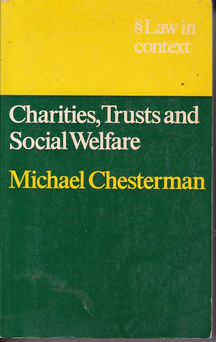 CHARITIES TRUSTS & SOCIAL WELFARE SECONDHAND - CHESTERMAN,M