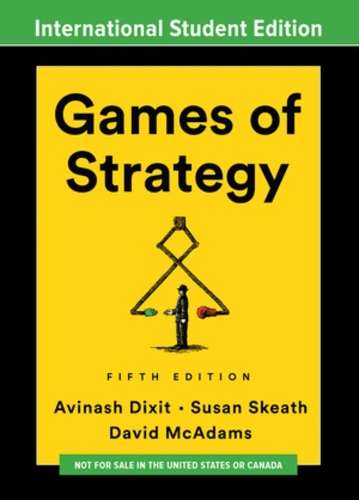 Games of Strategy - Avinash K. Dixit - 9780393422207