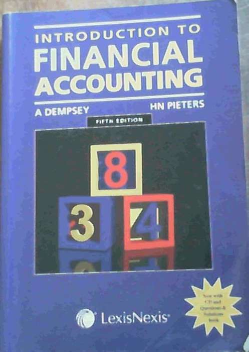 INTRO TO FINANCIAL ACCOUNTIN SECONDHAND - DEMPSEY,A - 9780409027846.TU