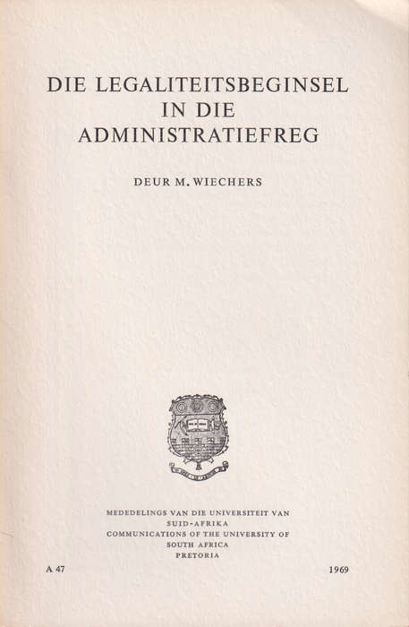 ADMINISTRASIEREG 2ED 2H SECONDHAND - WIECHERS,M