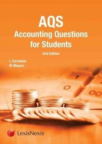 Accounting questions for students - CORNELIUS