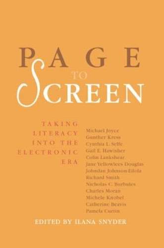 Page to Screen - SNYDER,I