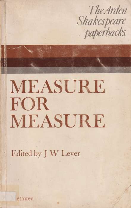 MEASURE FOR MEASURE SECONDHAND - SHAKESPEARE - 9780416496307.TU