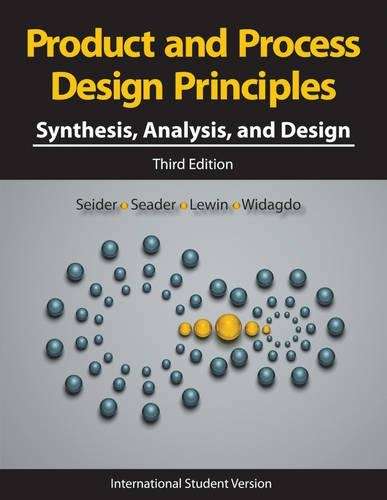 PRODUCT & PROCESS DESIGN PRINCIPLES 3ED 2H SECONDHAND - SEIDER,W