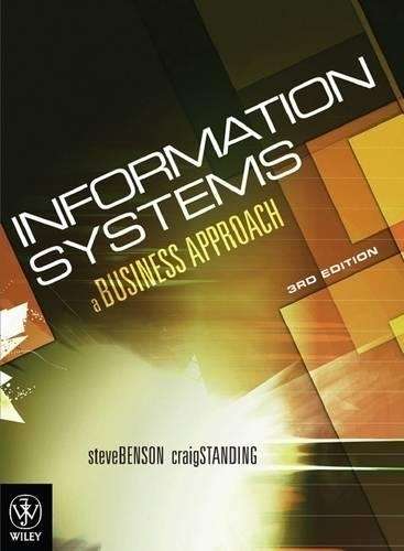 Information Systems - Steve Benson