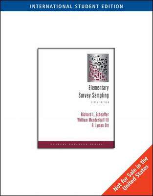 Elementary Survey Sampling - Richard L. Scheaffer
