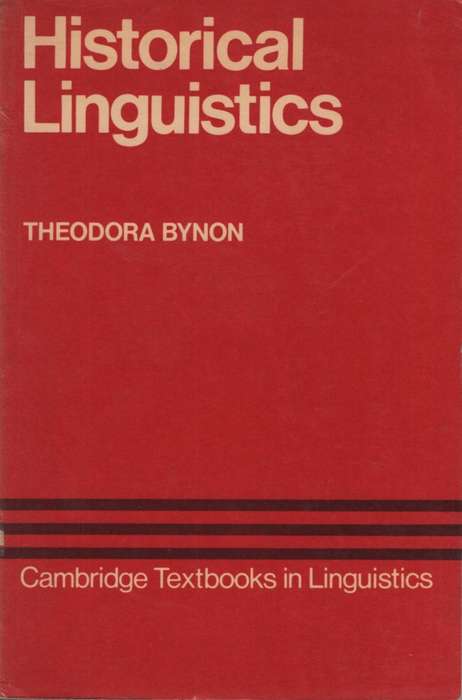 HISTORICAL LINGUISTICS SC 2H SECONDHAND - BYBIB,T