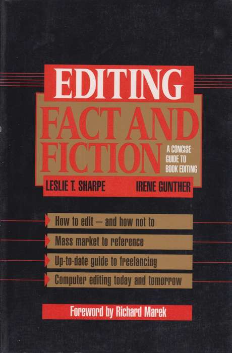 EDITING FACT & FICTION SECONDHAND - GUNTHER,I