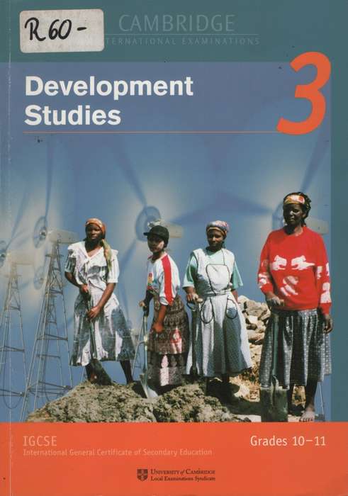 DEVELOPMENT STUDIES THREE GR10 11 IGCSE SECONDHAND - JONES