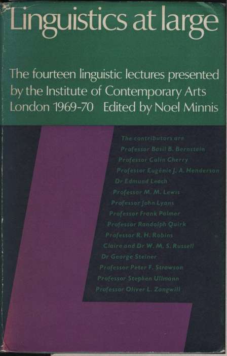 LIGUISTICS AT LARGE HC DJ 2H SECONDHAND - MINNIS,N