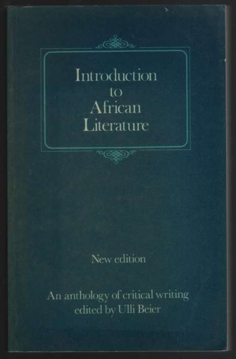 INTRO TO AFRICAN LIT SECONDHAND - BEIER,U