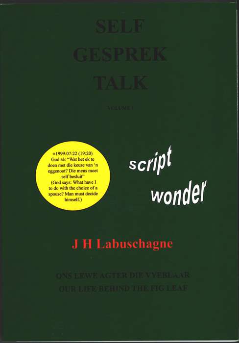 SELFGESPREK - LABUSCHAGNE,JH