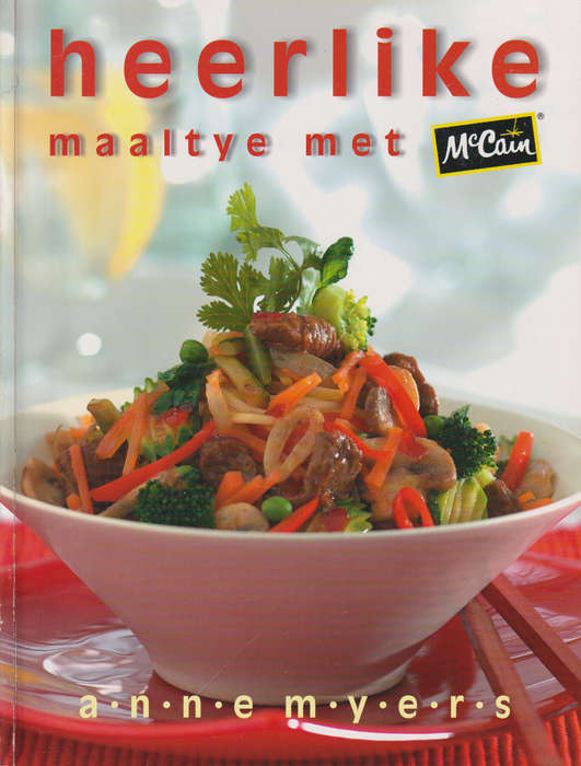 Heerlike maaltye met Mccain SECONDHAND - Body &amp; Mind books