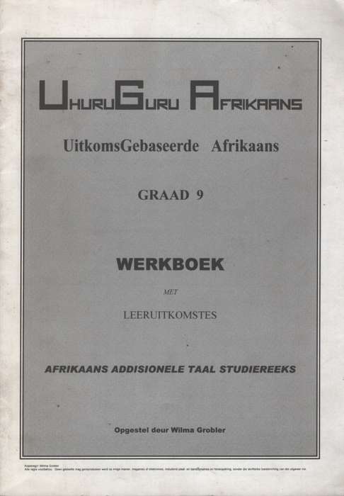 UHURUGURU GR9 WB - AFR-GR7