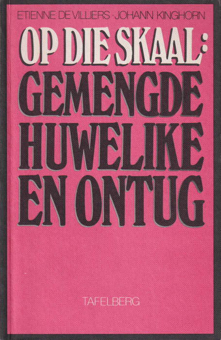 OP DIE SKAAL GEMENGDE HUWELIKE EN ONTUG SECONDHAND - DEVILLIERS,E