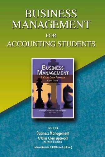 Business management - G. Nieman