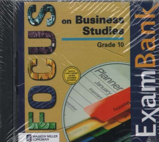 Focus on Business Studies: Gr 10: ExamBank CD-ROM - BOUNDS