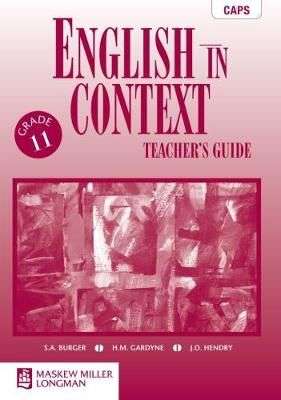 ENG IN CONTEXT GR 11 TG SECONDHAND - ENG-GR11