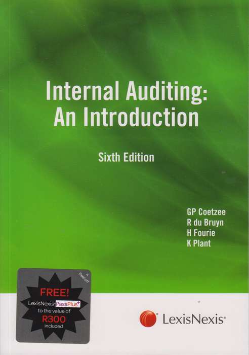 INTRO TO INTERNAL AUDITING 6ED SECONDHAND - COETZEE
