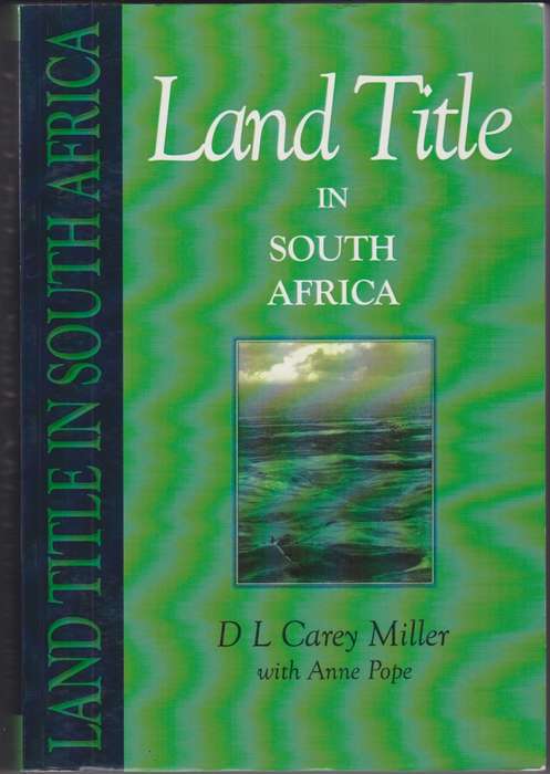 Land Title in South Africa - MILLER,D