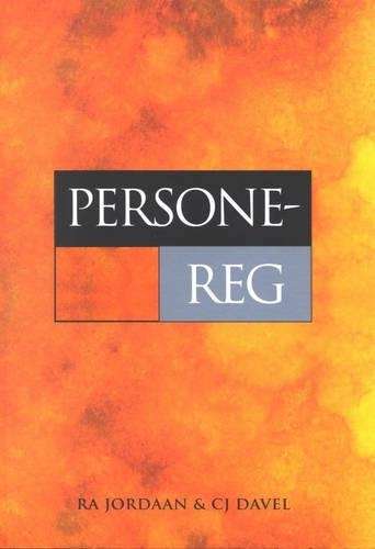 Personereg - R.A. Jordaan