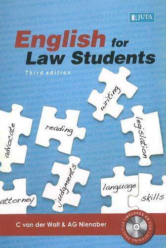 English for law students - C. van der Walt