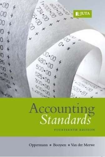 Accounting Standards - H.R.B. Oppermann - 9780702188541