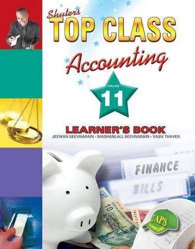 Accounting : Gr 11: Learner's book - ACC-GR11
