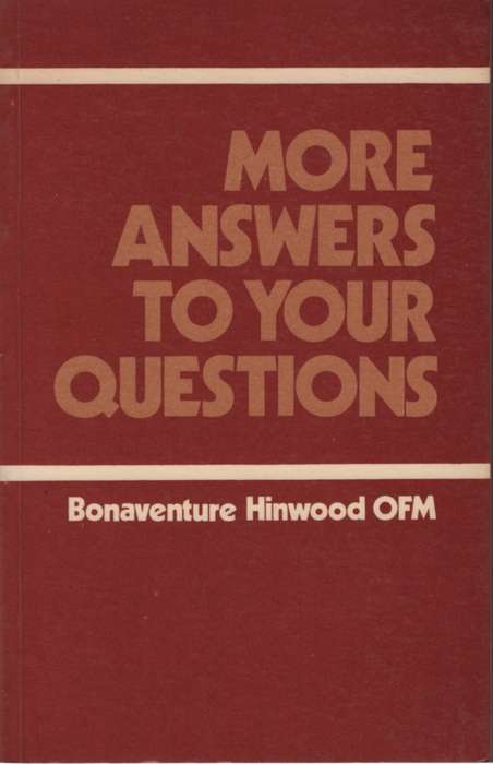 MORE ANSWERS TO YOUR QUESTIONS SECONDHAND - HINWOOD,B