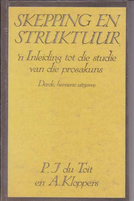 SKEPPING EN STRUKTUUR SECONDHAND - DUTOIT,PJ