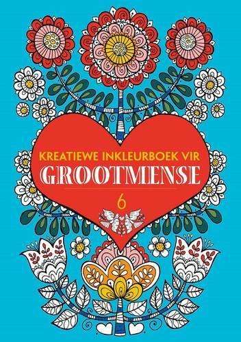 Kreatiewe inkleurboek vir grootmense 6 - ADULTCOLOURING