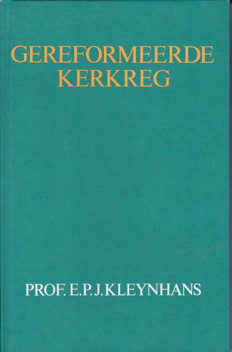 GEREFORMEERDE KERKREG V3 - KLEYNHANS,EPJ