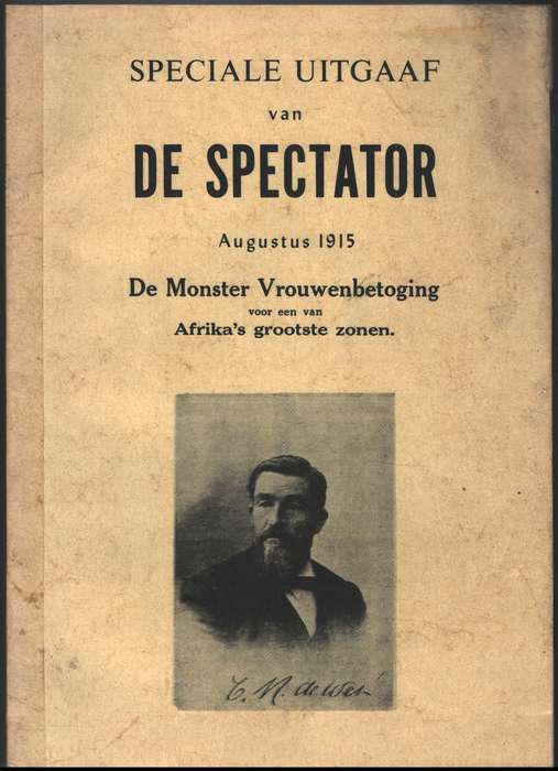 SPECIALE UITGAAF VAN DE SPECTATOR - DEWET