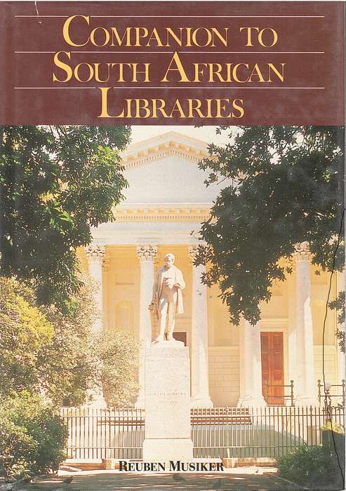 Companion to South African Libraries - Reuben Musiker