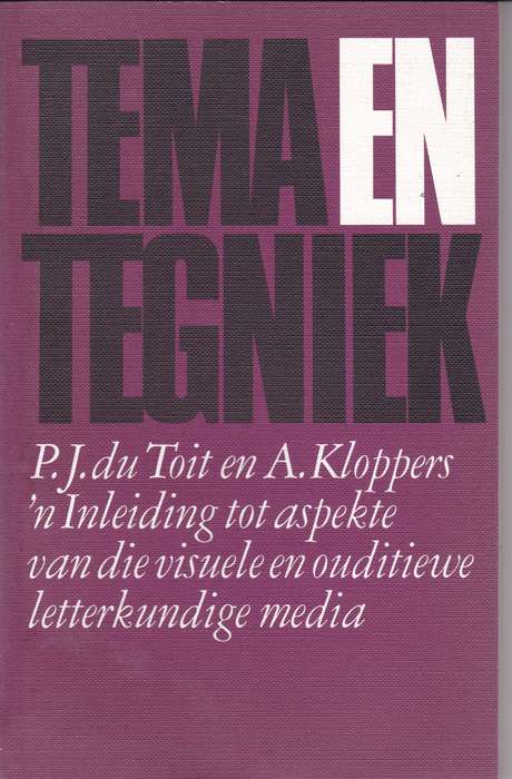 TEMA EN TEGNIEK - DUTOIT,P