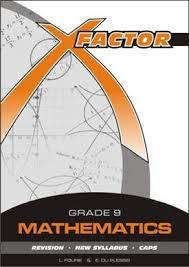 XFACTOR MATHS GR9 SG - MATHS-GR9