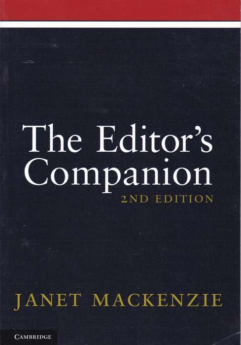 EDITORS COMPANION SECONDHAND - MACKENZIE,J