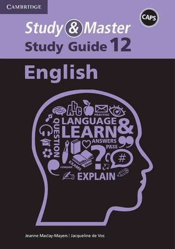 CAPS Study and Master Study Guides: Study & Master English Study Gui - Jacqueline de Vos - 978110...