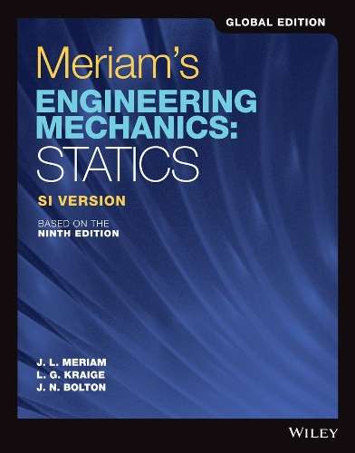 Meriam's Engineering Mechanics: Statics - N