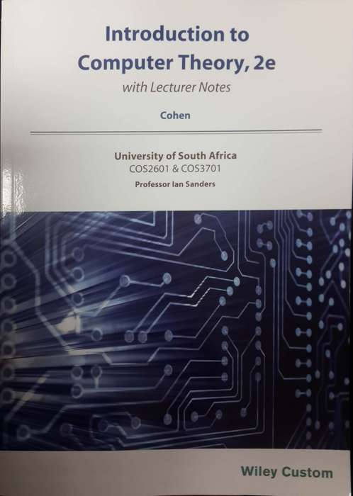 COMPUTER THEORY CUSTOM 2ED WITH LECTURE SECONDHAND - COHEN