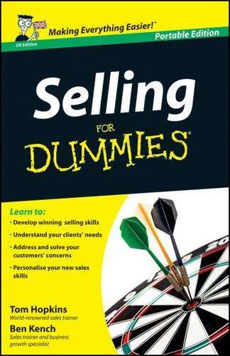 Selling for Dummies - HOPKINS,T