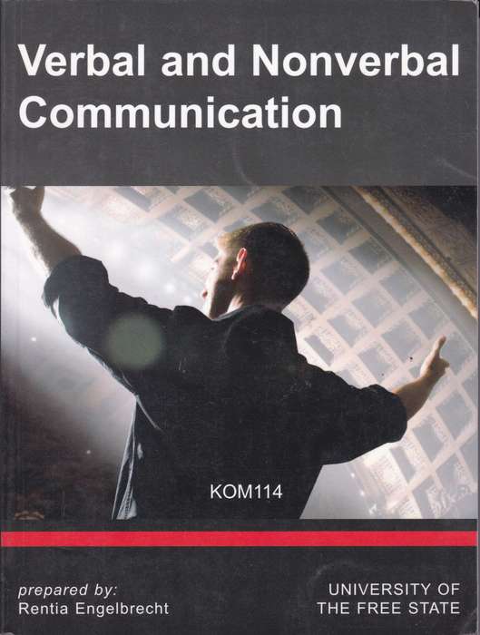 VERBAL & NON VERBAL COMMUNICATION SECONDHAND - ENGELBRECHT,R