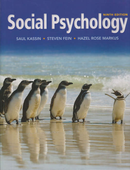 Social Psychology - Saul M. Kassin